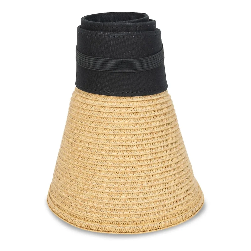 Straw Roll Up Visor