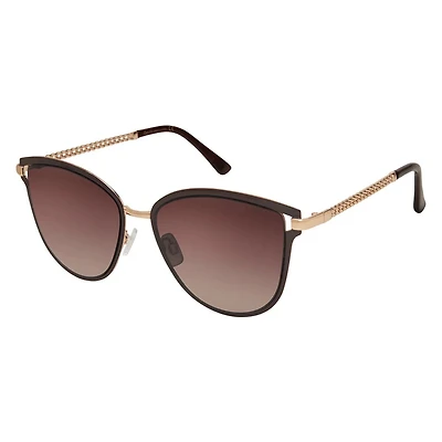 NANETTE LEPORE OVAL ENML RIM VENT MTL OX GLD