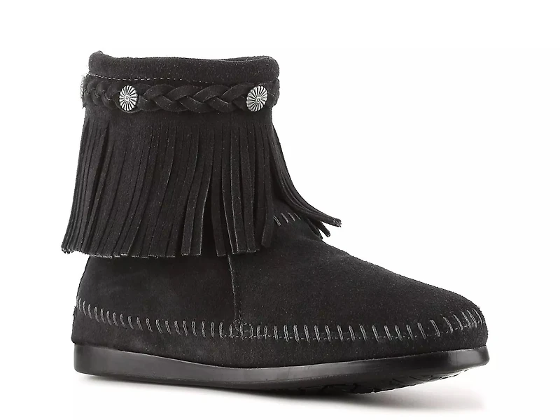 Back Zip Western Bootie