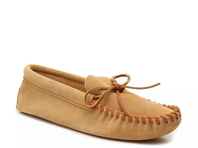 Leather Laced Slipper