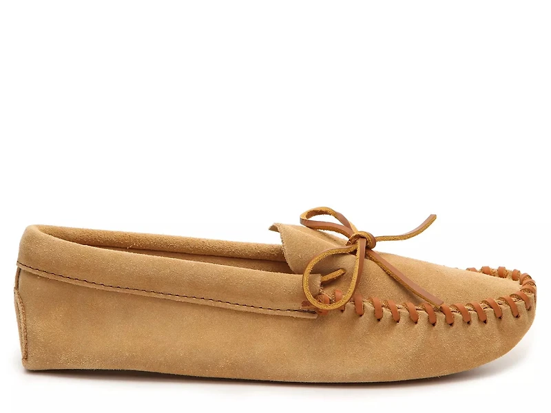 Leather Laced Slipper