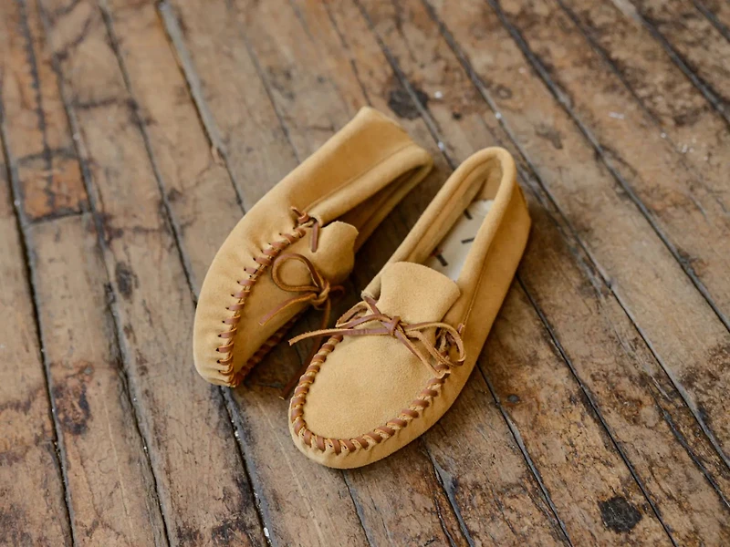 Leather Laced Slipper