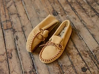 Leather Laced Slipper