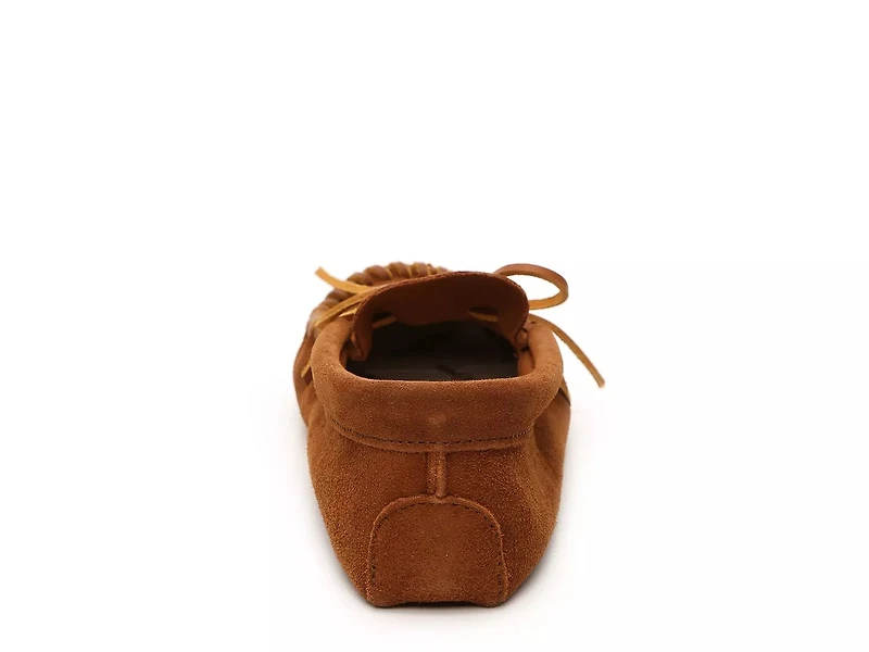Leather Laced Softsole Slipper