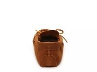 Leather Laced Softsole Slipper