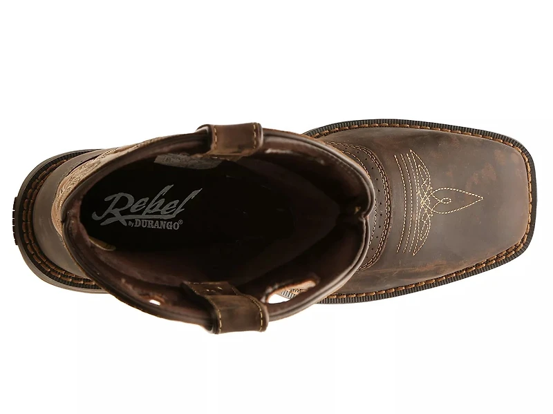 Rebel Steel Toe Cowboy Boot