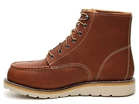 6-Inch Waterproof Steel Toe Wedge Work Boot - Men's