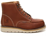 6-Inch Waterproof Steel Toe Wedge Work Boot - Men's