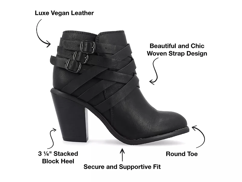 Strap Wide Bootie