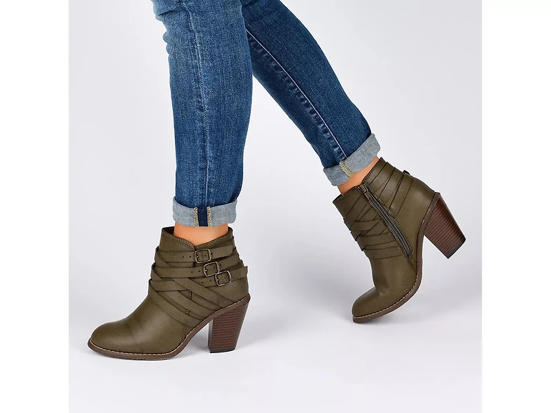 Strap Wide Bootie