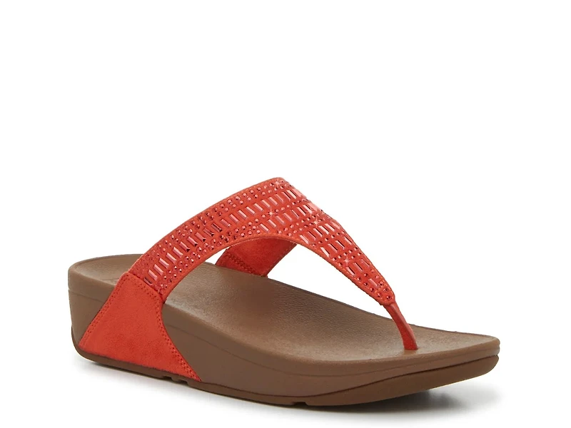 Incastone Wedge Sandal