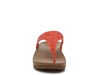 Incastone Wedge Sandal