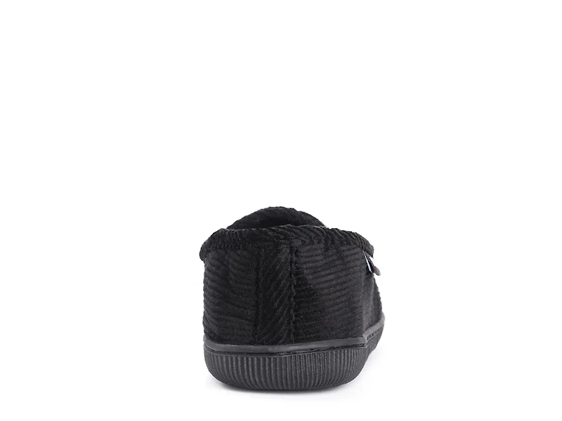 Corduroy Moccasin Slipper