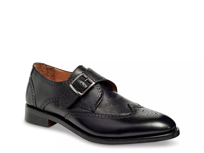 Roosevelt Wingtip Monk Strap Slip-On