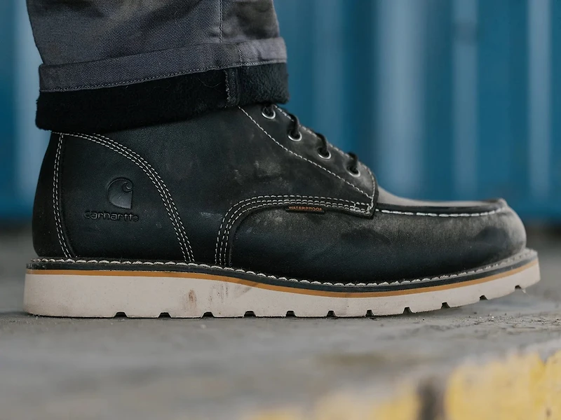 6-Inch Waterproof Wedge Work Boot