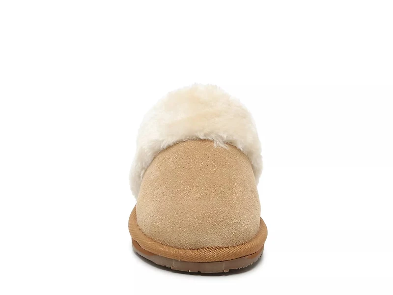 Shar Fur Trim Slipper