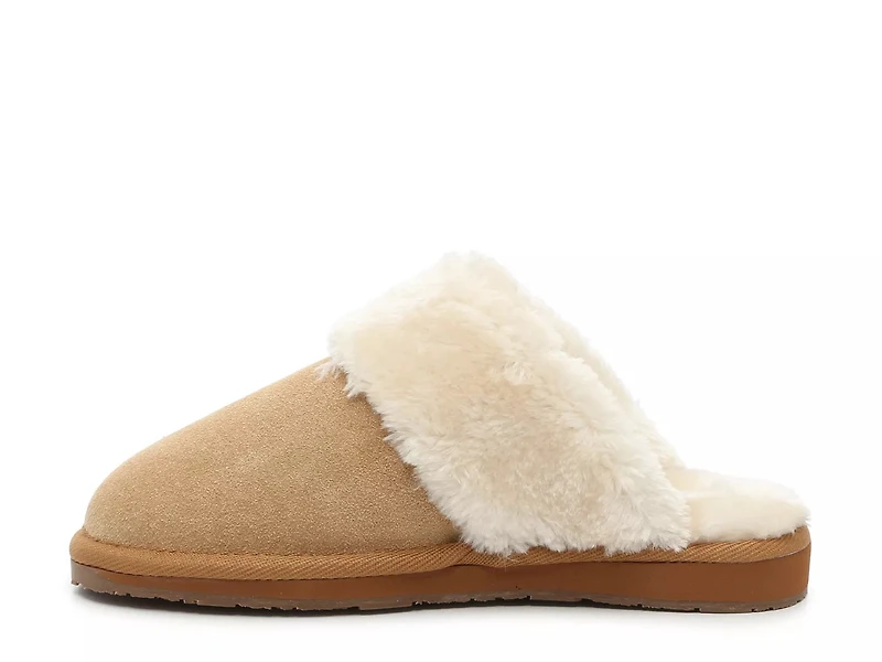 Shar Fur Trim Slipper
