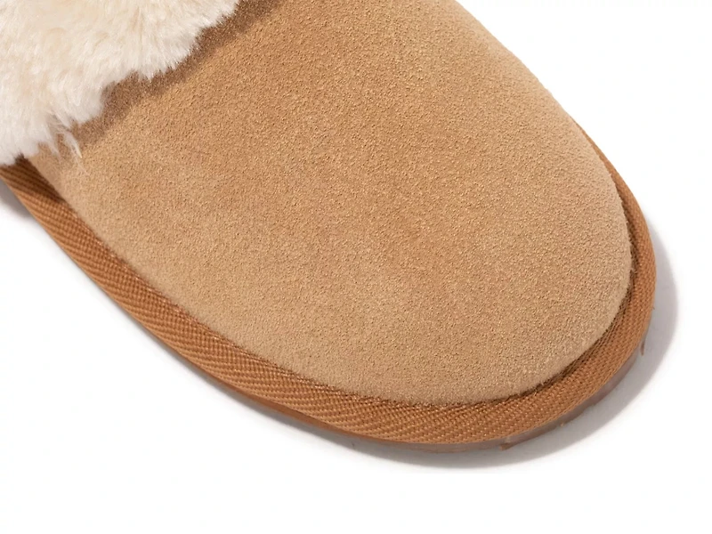 Shar Fur Trim Slipper