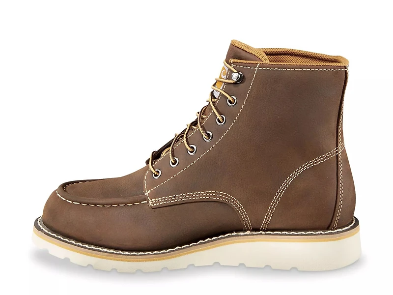 6-Inch Waterproof Steel Toe Wedge Work Boot - Men's