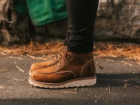 Waterproof Steel Toe Wedge Work Boot - Women's