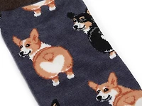 Corgi Butt Men's Crew Socks