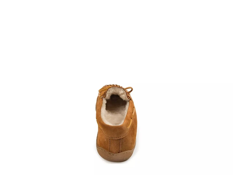 Pile Lined X Moccasin Slipper