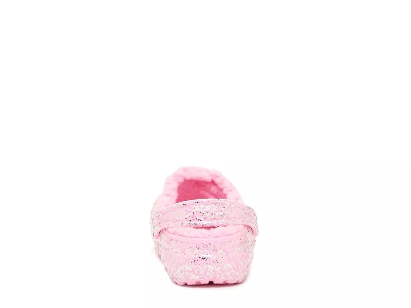 Classic Lined Glitter Clog