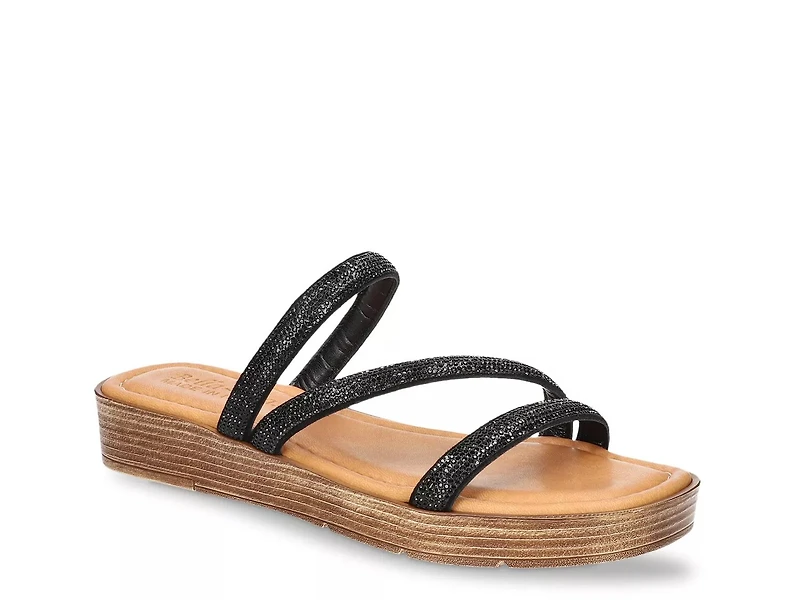 Ona-Italy Platform Wedge Sandal