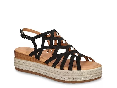 Zip-Italy Espadrille Platform Sandal