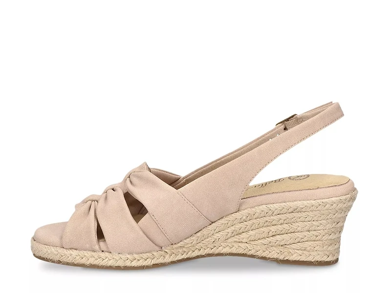 Cheerful Espadrille Wedge Sandal