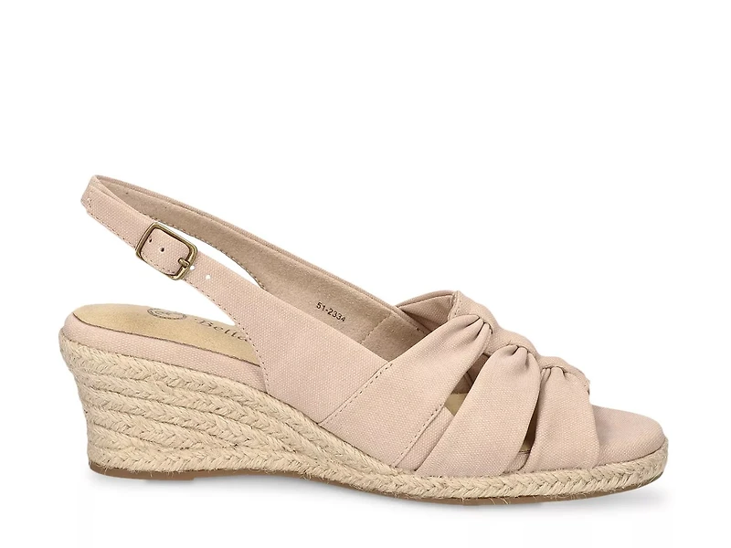 Cheerful Espadrille Wedge Sandal