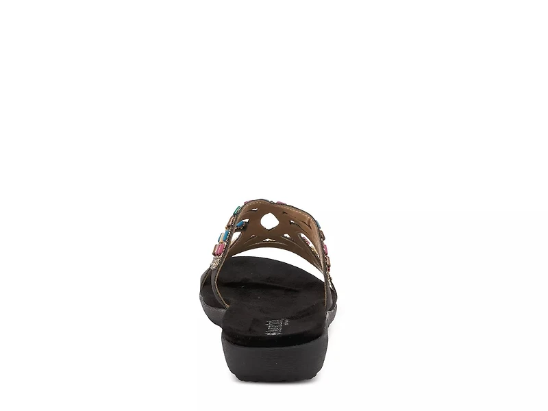 Twirling Wedge Sandal