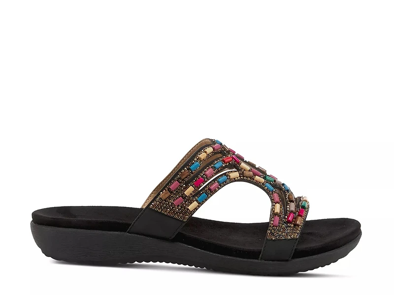 Twirling Wedge Sandal