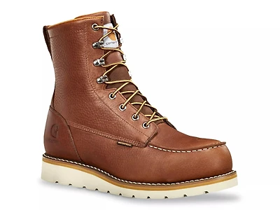 8-Inch Waterproof Steel Toe Wedge Work Boot - Men's