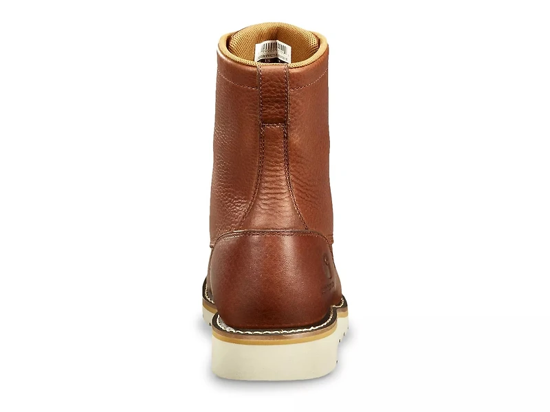 8-Inch Waterproof Steel Toe Wedge Work Boot - Men's