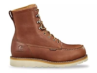 8-Inch Waterproof Steel Toe Wedge Work Boot - Men's