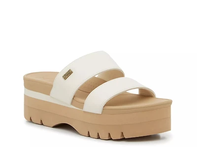 Banded Horizon Platform Sandal