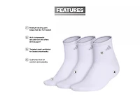 Cushioned 3.0 Women's Quarter Ankle Socks - 3 Pack