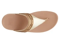 Lulu Rhinestone Wedge Sandal