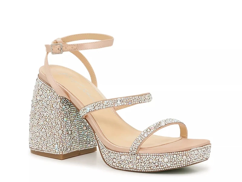 Jany Rhinestone Platform Sandal