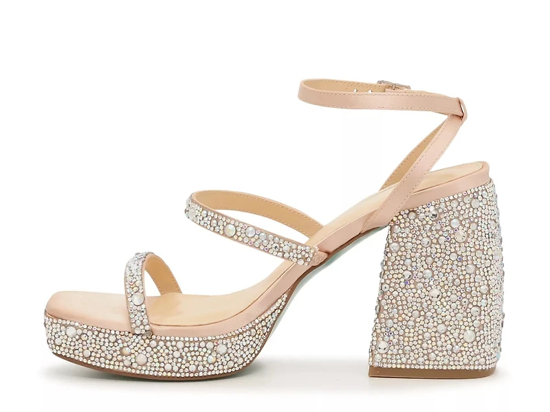 Jany Rhinestone Platform Sandal