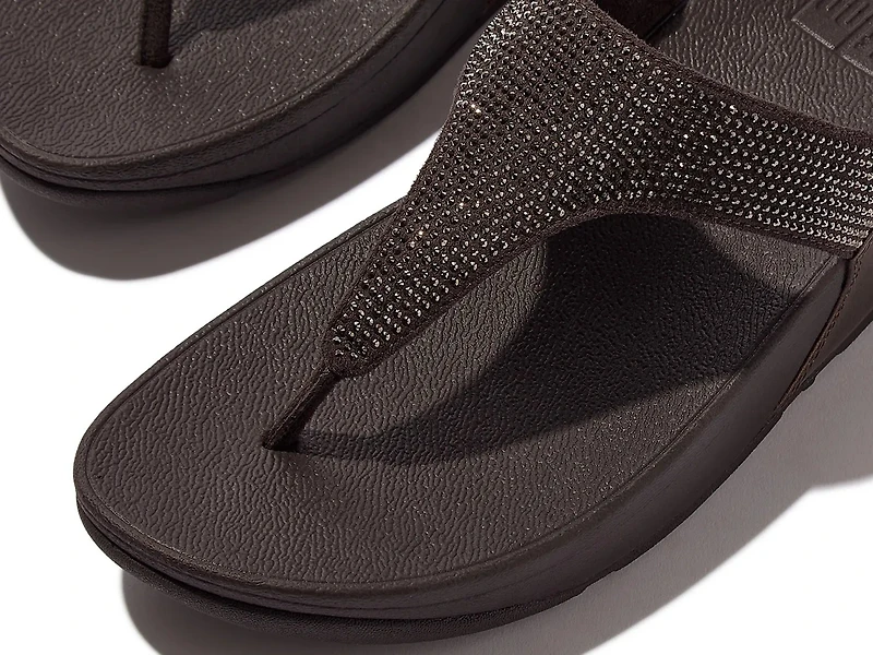 Lulu Crystal Wedge Sandal