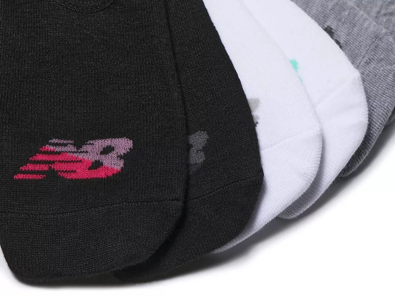 Logo Women's No Show Liners - 6 Pack