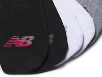 Logo Women's No Show Liners - 6 Pack