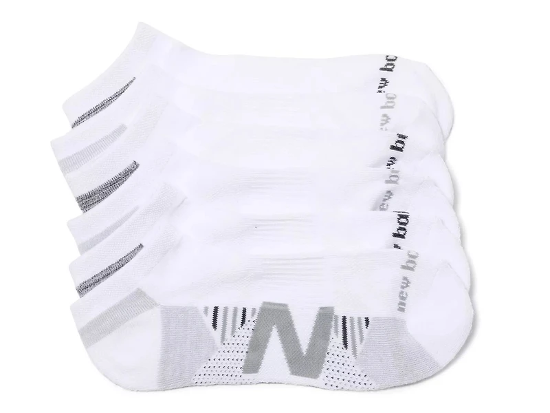 Cushioned Men's No Show Socks - 6 Pack