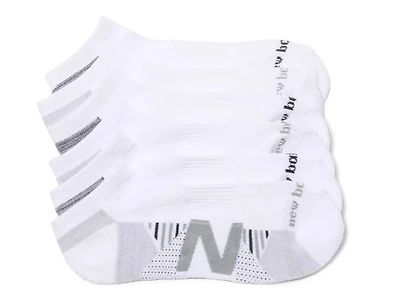 Cushioned Men's No Show Socks - 6 Pack