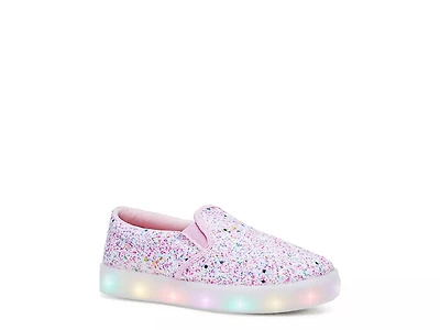 Glitter Light Up Slip-On Sneaker