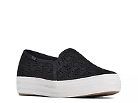 Triple Decker Platform Slip-On Sneaker