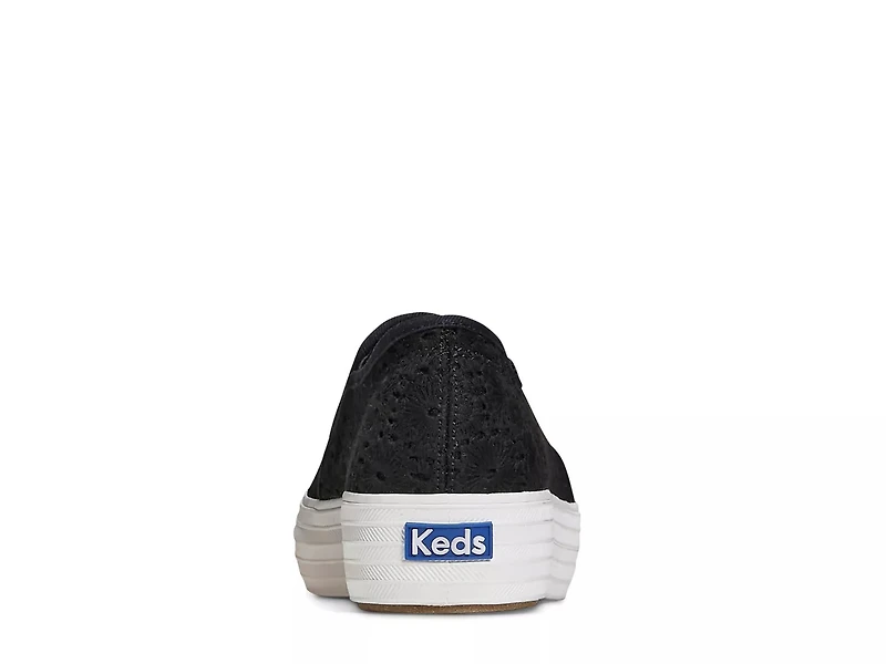 Triple Decker Platform Slip-On Sneaker