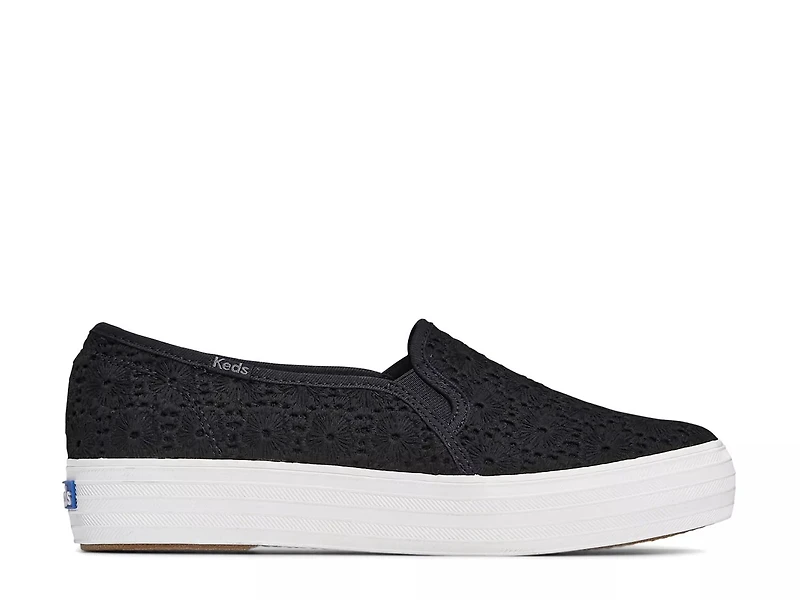 Triple Decker Platform Slip-On Sneaker
